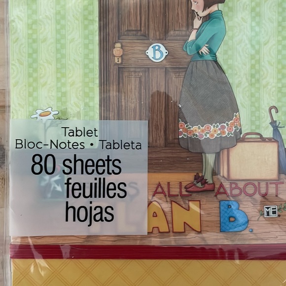 Mary & Co It’s All About Plan B tablet and notecard set NEW - Picture 3 of 4